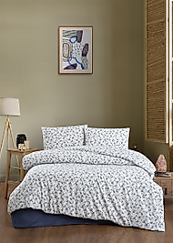 MİNE ÇİÇEKLİ RANFORCE ÇİFT KİŞİLİK NEVRESİM TAKIMI