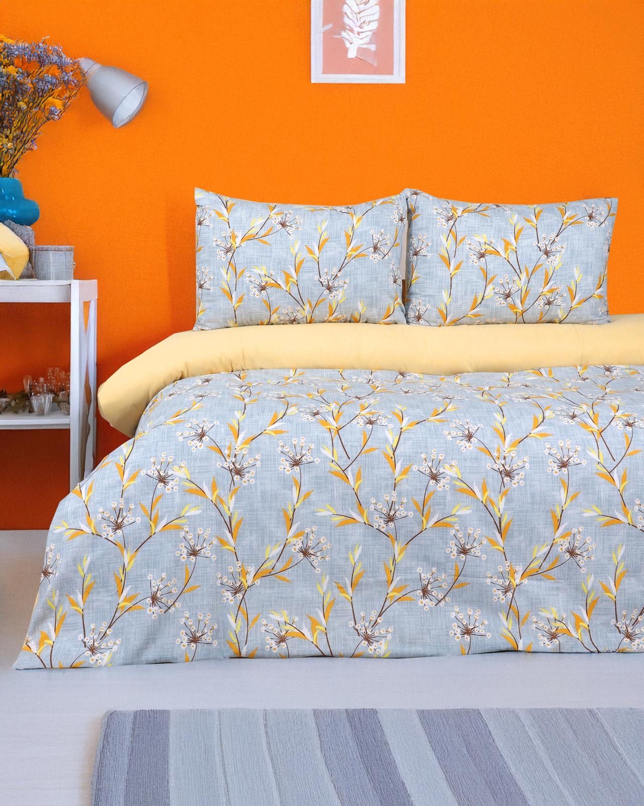 SARI LAVANTA TEK KİŞİLİK NEVRESİM TAKIMI