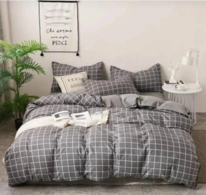 FÜME KARE TEK KİŞİLİK NEVRESİM TAKIMI